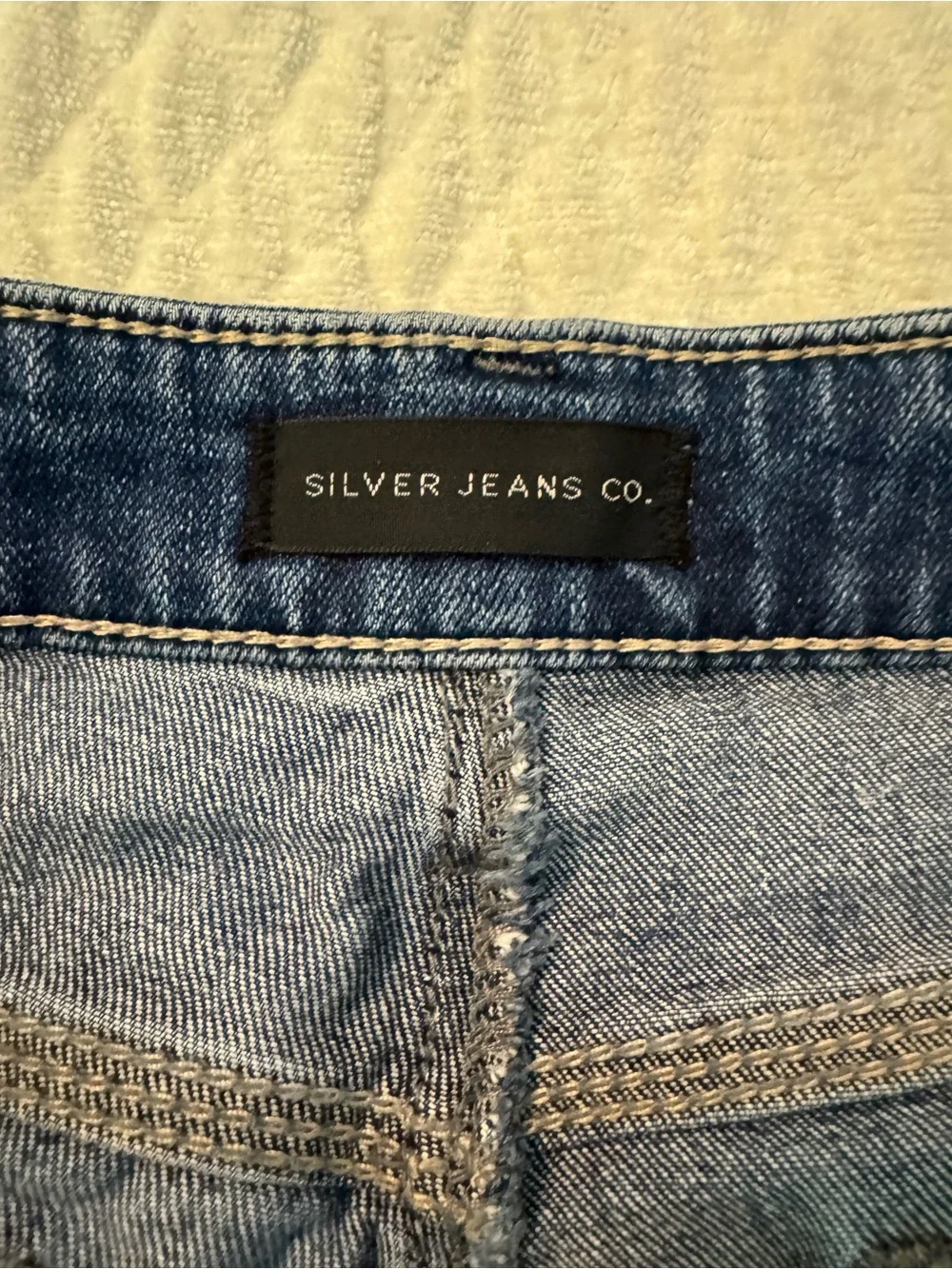 Silver Jeans Distressed Denim Shorts - Boyfriend Short